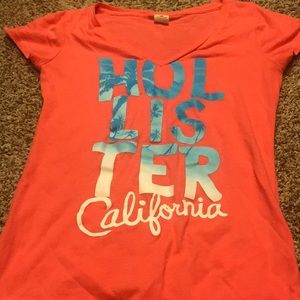 M pink hollister California tee
